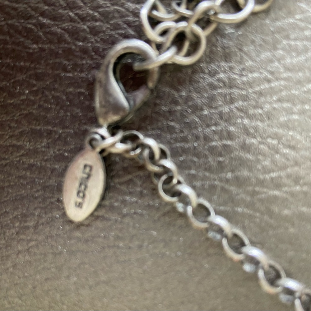 Chico's Silver and Gray stone Pendant Necklace
With adjustable lengths. - Picture 2 of 2